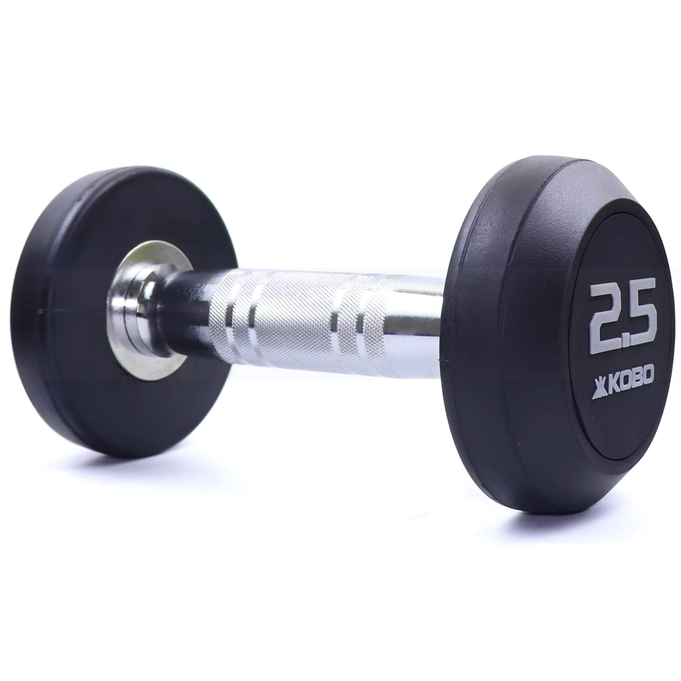 Kobo Professional Rubber Coated Dumbbell 2.5 Kg x 2 = 5 Kg (IMPORTED) (B09SQ3GHLB) Amazon Price History, Amazon Price Tracker