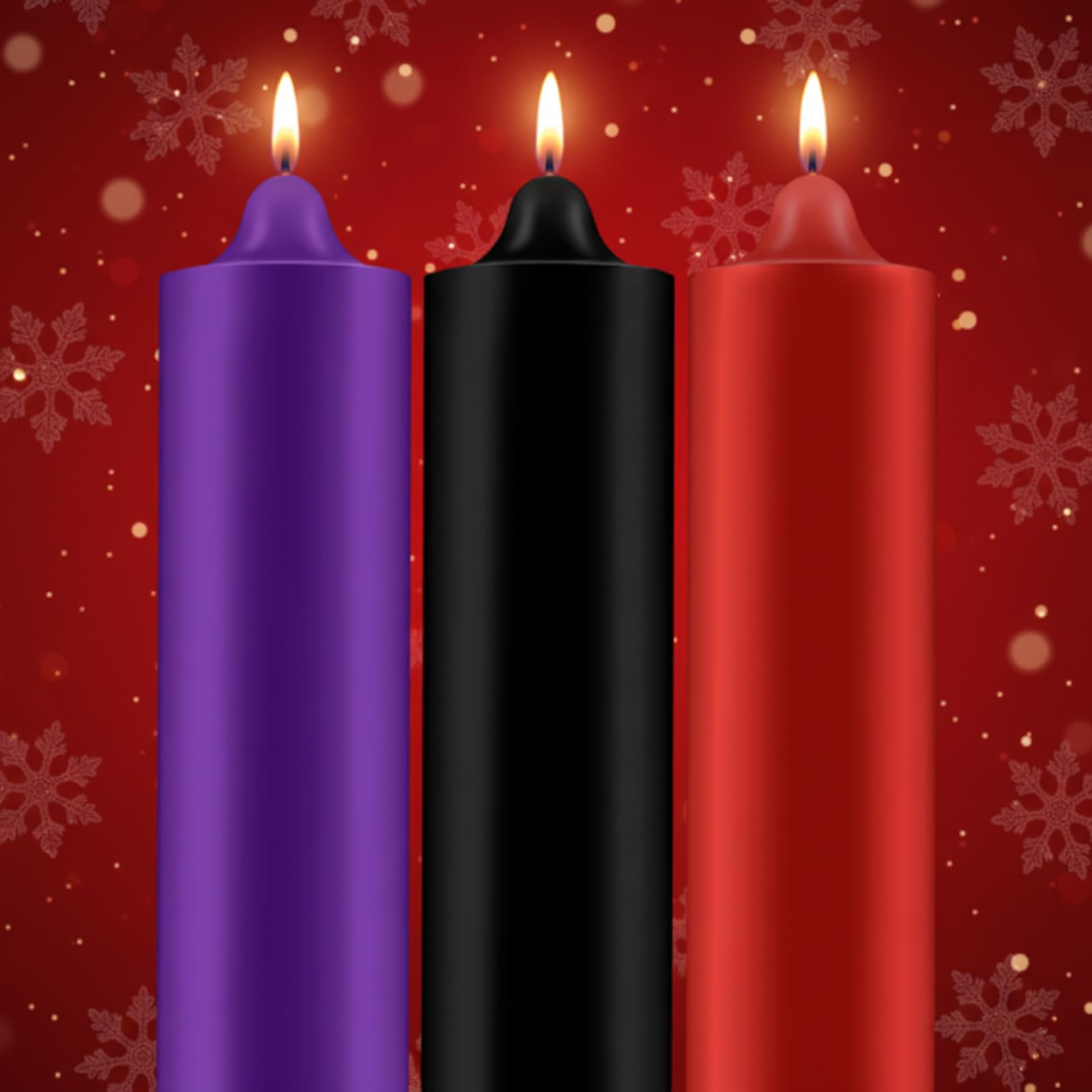 Tisancy 3 velas grandes de baja temperatura, velas románticas de bajo calor, velas románticas de cera para amantes de San Valentín, parejas, bodas, decoración del hogar