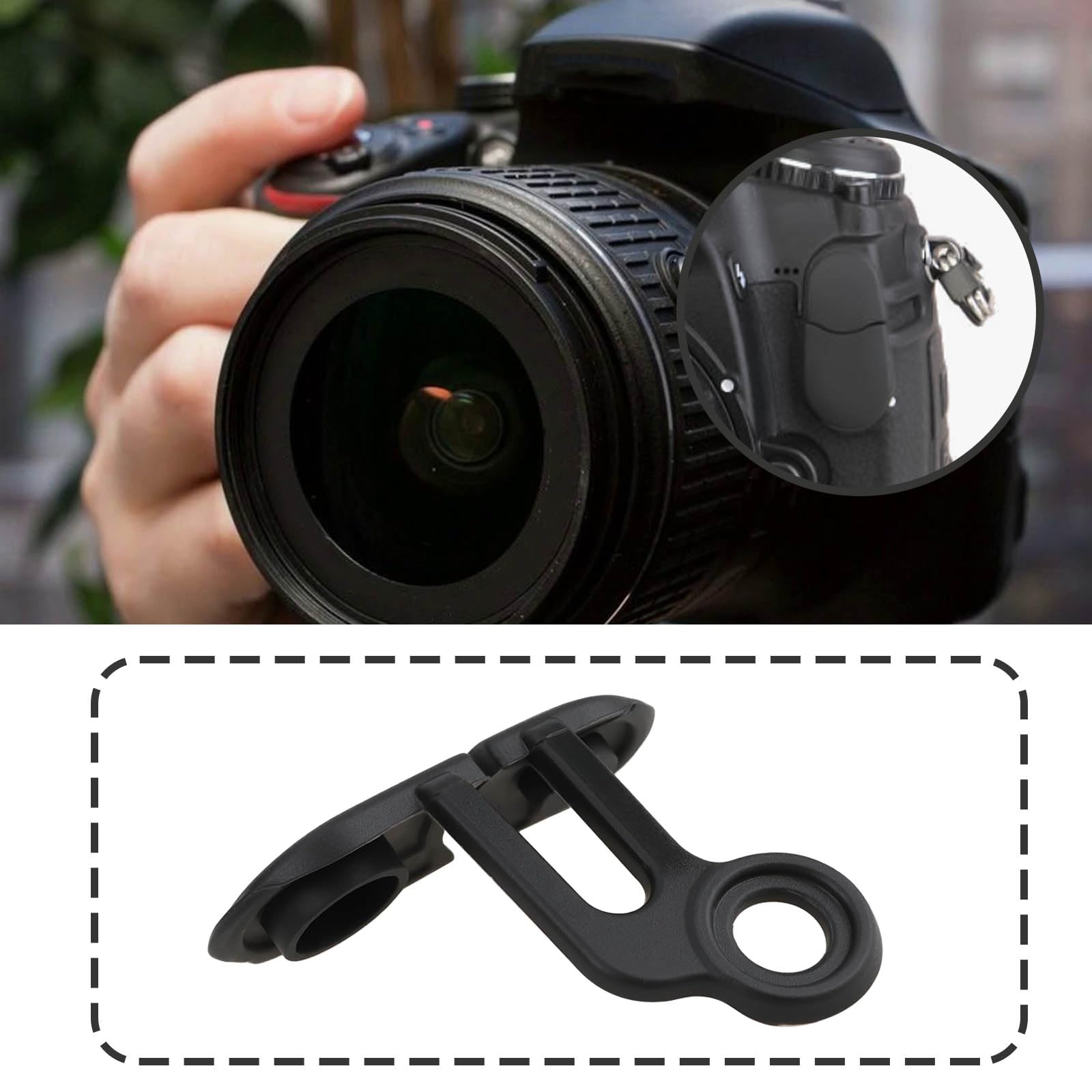 Tappo in gomma 10 pin copertura terminale 1K467-299 compatibile con Nikon D300 D300S per riparazione flash remoto e fotocamera