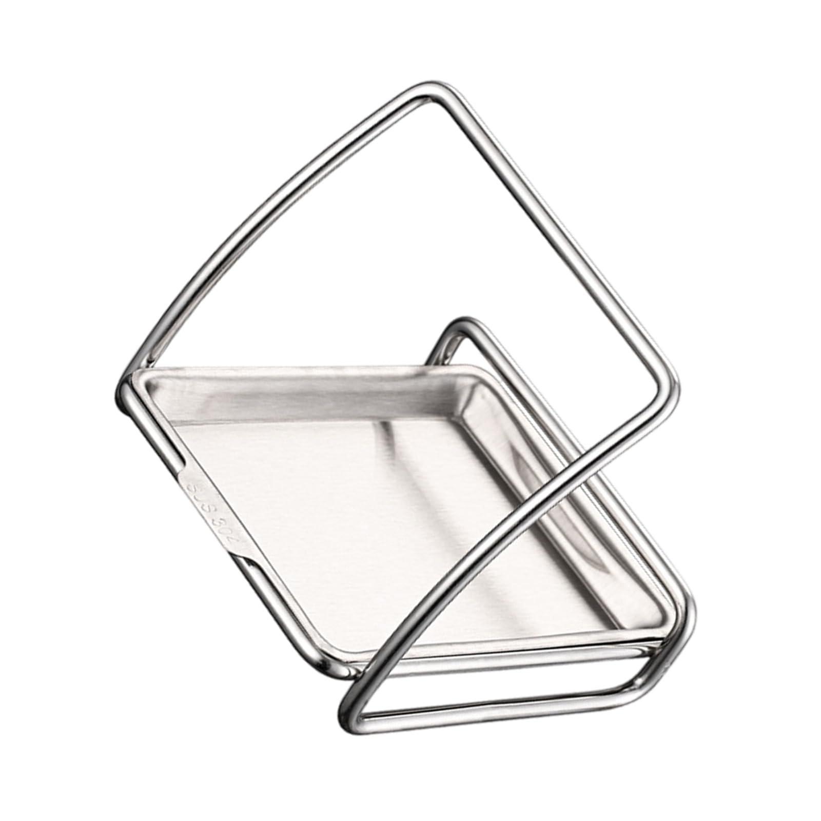 316L Stainless Steel Multi Layer Pots Lid Rack for Kitchen with Nonslip Base Pan Cover Holder for Countertop Organization Rustless Container Lid Holder