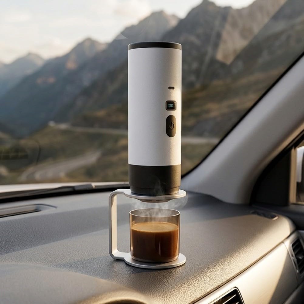 Pour mini machine à café avec auto-chauffage, pression de 20 bars pour