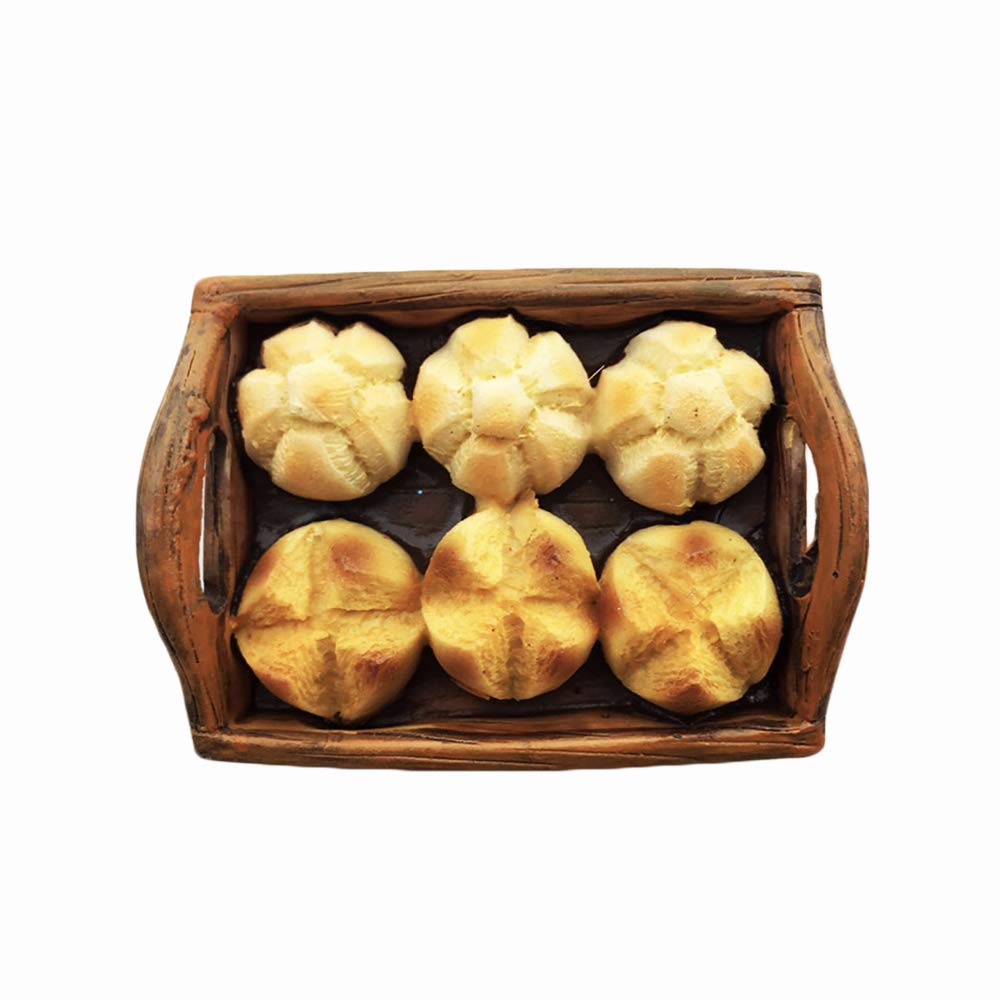 Wedarego Bread Delicious Food 3D Refrigerator Magnet Resin Travel Souvenirs,Handmade Home & Kitchen Decoration Fridge Magnet Collection Gift
