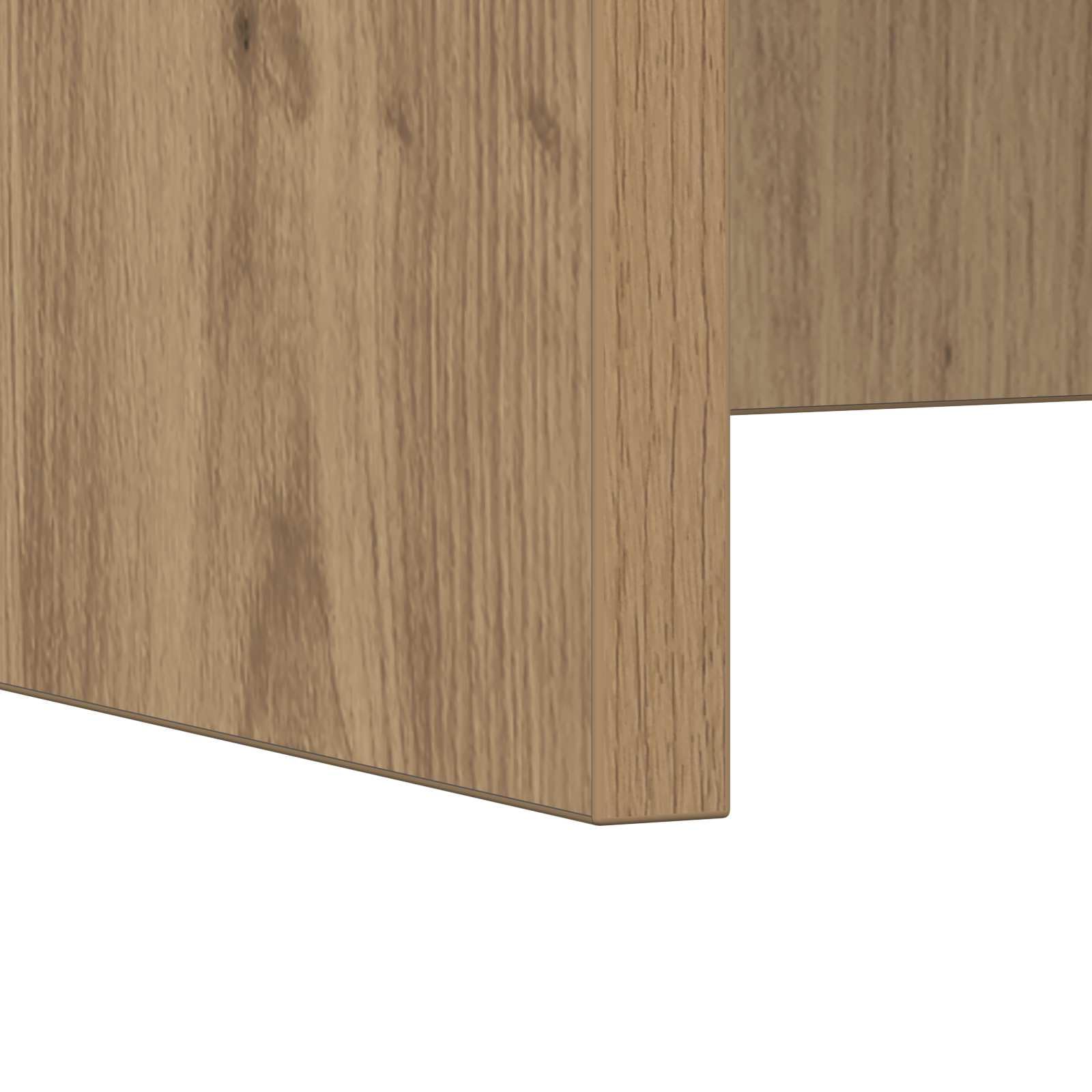 Wandtisch Artisan-Eiche Holzwerkstoff 60 x 45 x 30 cm platzsparender Schreibtisch für Homeoffice Arbeitszimmer mit Ablage und ergonomischem Design ideal für PC Laptop Schüler und Gaming
