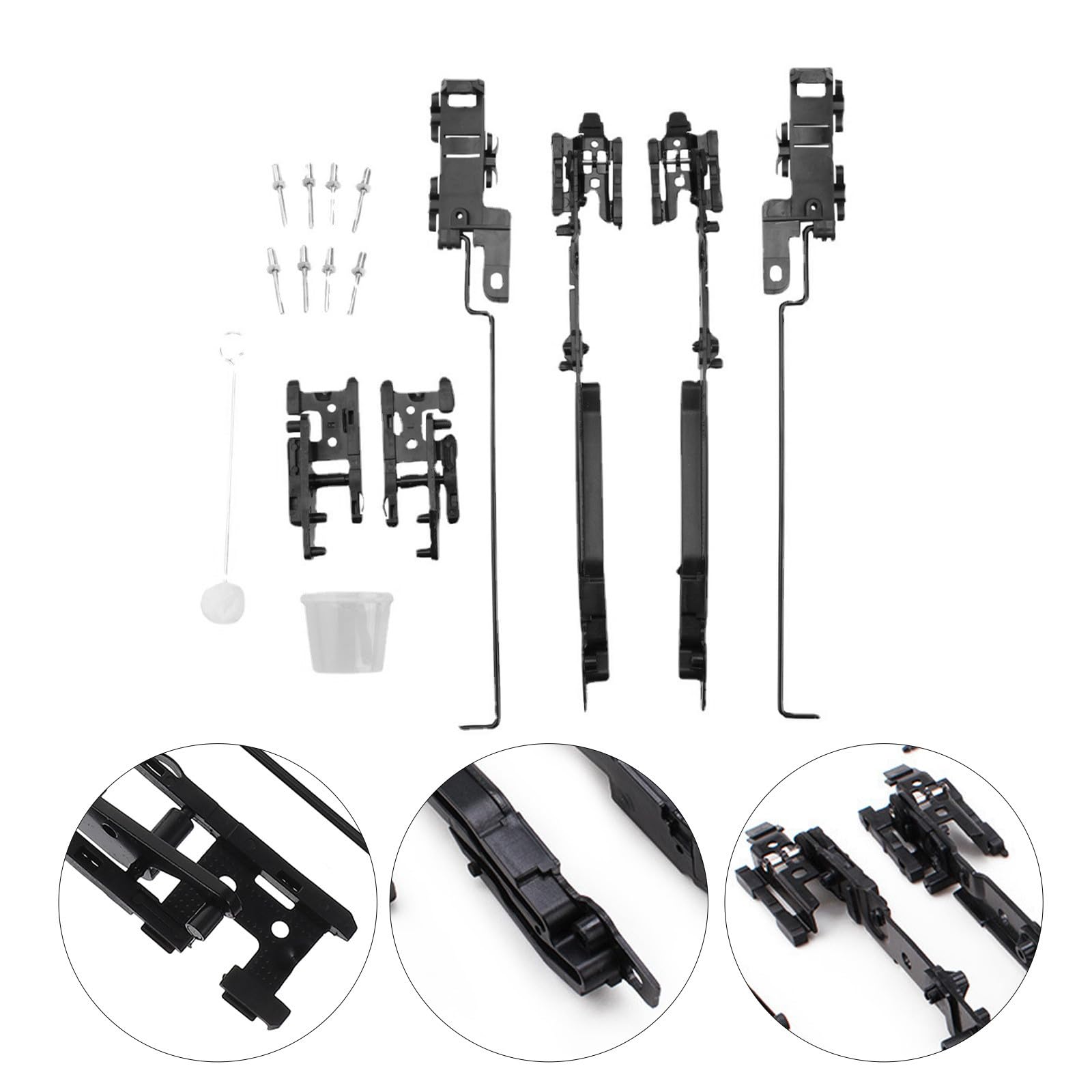 ABOOFAN Kit de Reparación de Techo Solar para Camiones, Negro