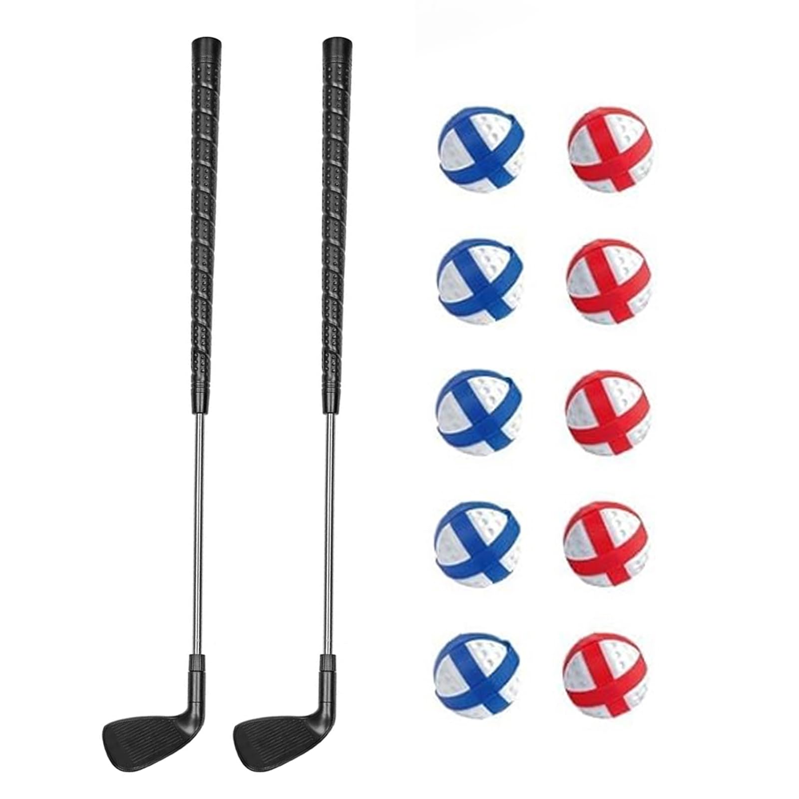 Photo 1 of VQRZG Golf Chipping Game, Play Portable Golf Target Practice Game Set, Fun Indoor & Outdoor Family Yard Game for Backyard, Beach, Parties, Office (2 Clubs & 10 Balls)