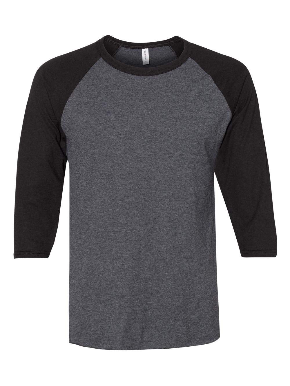 Jerzees Maglia da baseball raglan filato ad anello da 147,4 g per adulti