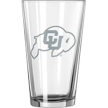 Logo Brands Colorado Buffaloes 16oz Frost Pint Glass
