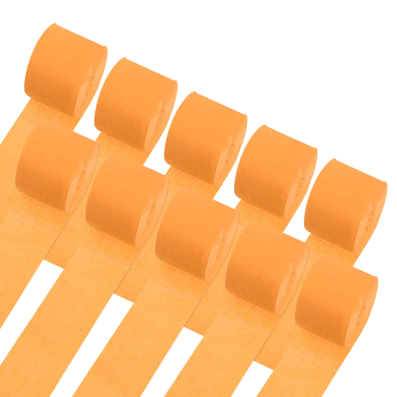 Papier crépon orange clair uxcell pour créer des guirlandes suspendues