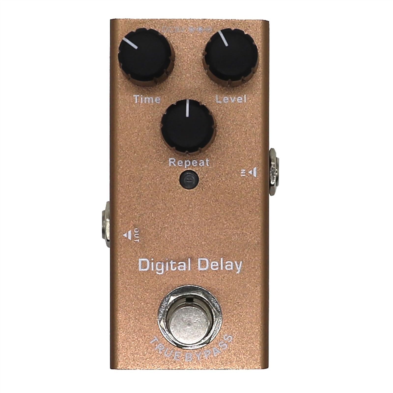 modulacyjny pedał gitarowy Mini Gitara Elektryczna Cyfrowy Pedał Opóźnienia Czas/poziom/pokrętło Powtórzenia Pedał Efektu True Bypass Pedał Efektu Opóźnienia