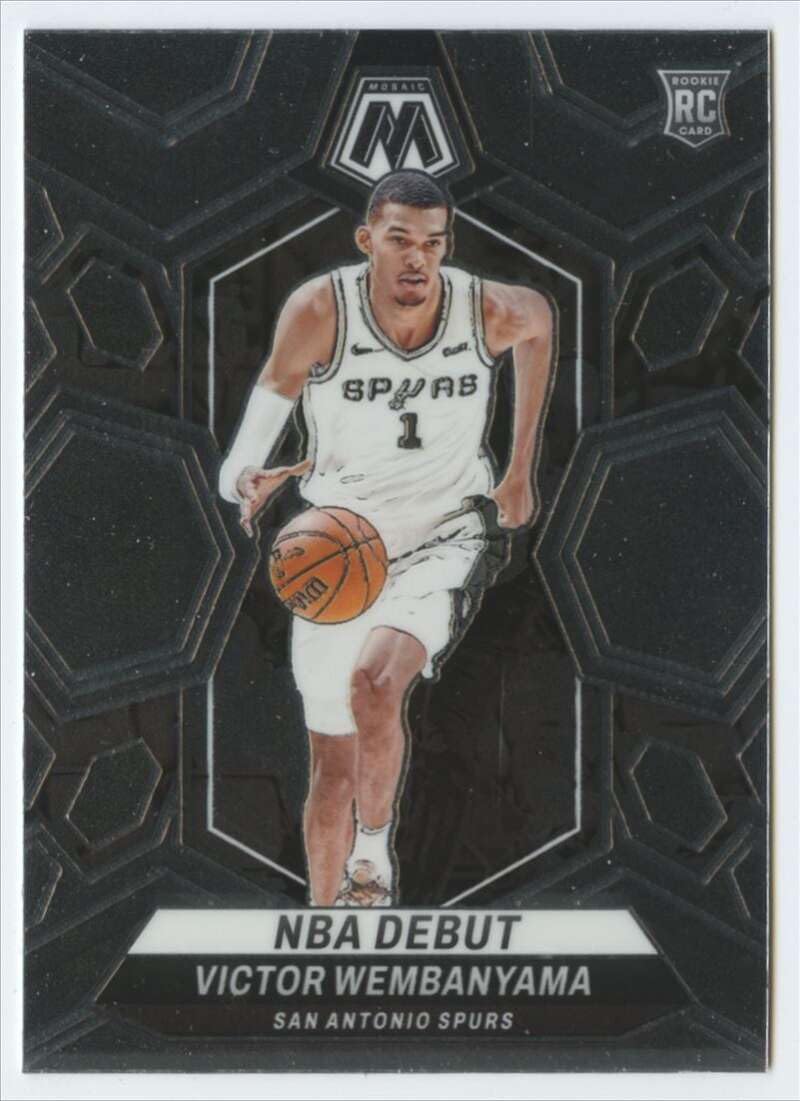 Amazon.com: 2023-24 Panini Mosaic #257 Victor Wembanyama RC Rookie