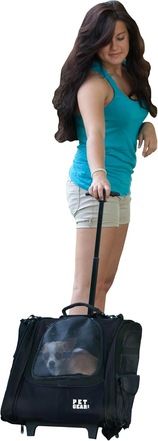 Pet Gear I-GO2 Traveler: Roller Backpack & Travel Carrier for Pets Pet Gear I-GO2 Traveler: Roller Backpack & Travel Carrier for Pets