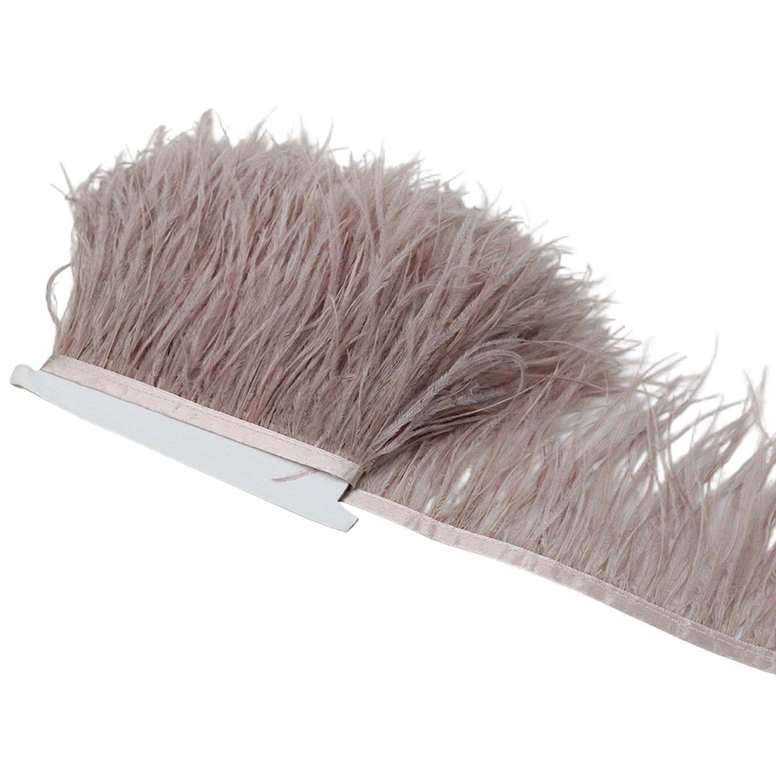 Qusinfc 8 to 10Cm Colorful Ostriches Indumentum Trim Long Tassels Indumentum Ribbon Fringes Trim for and Costume Accessories