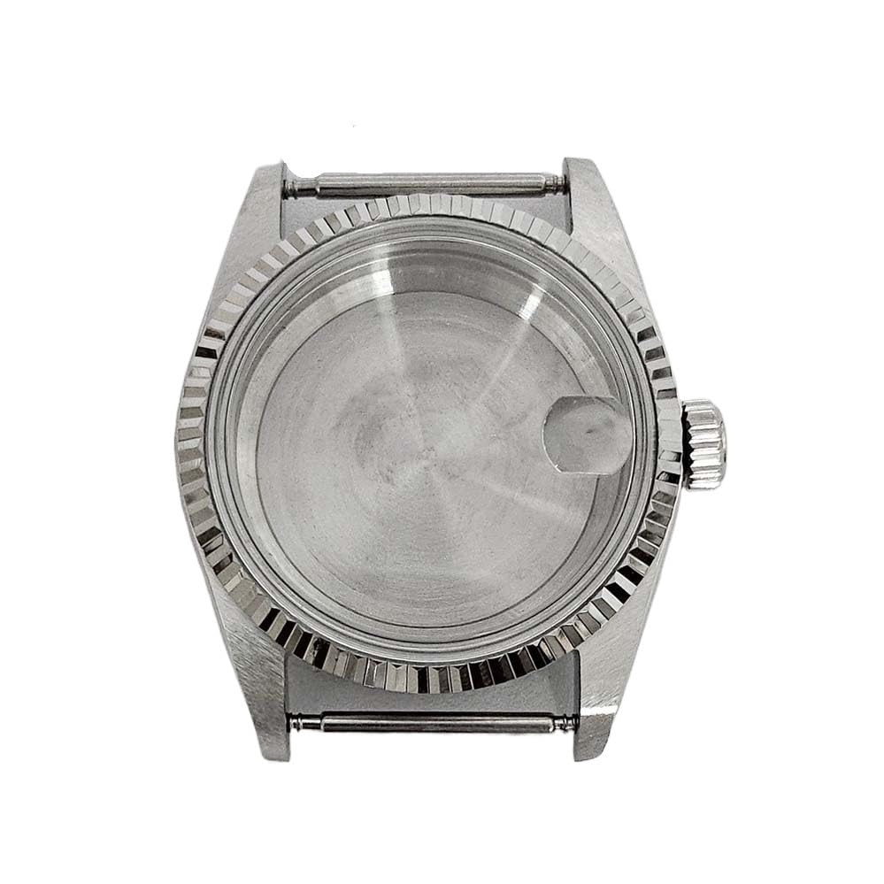 1pc Wasserdichte Uhr Fall 36mm Edelstahl Fall for NH35/NH36/4R Bewegung Uhr Zubehör Ersetzen Spiegel uhr Fall