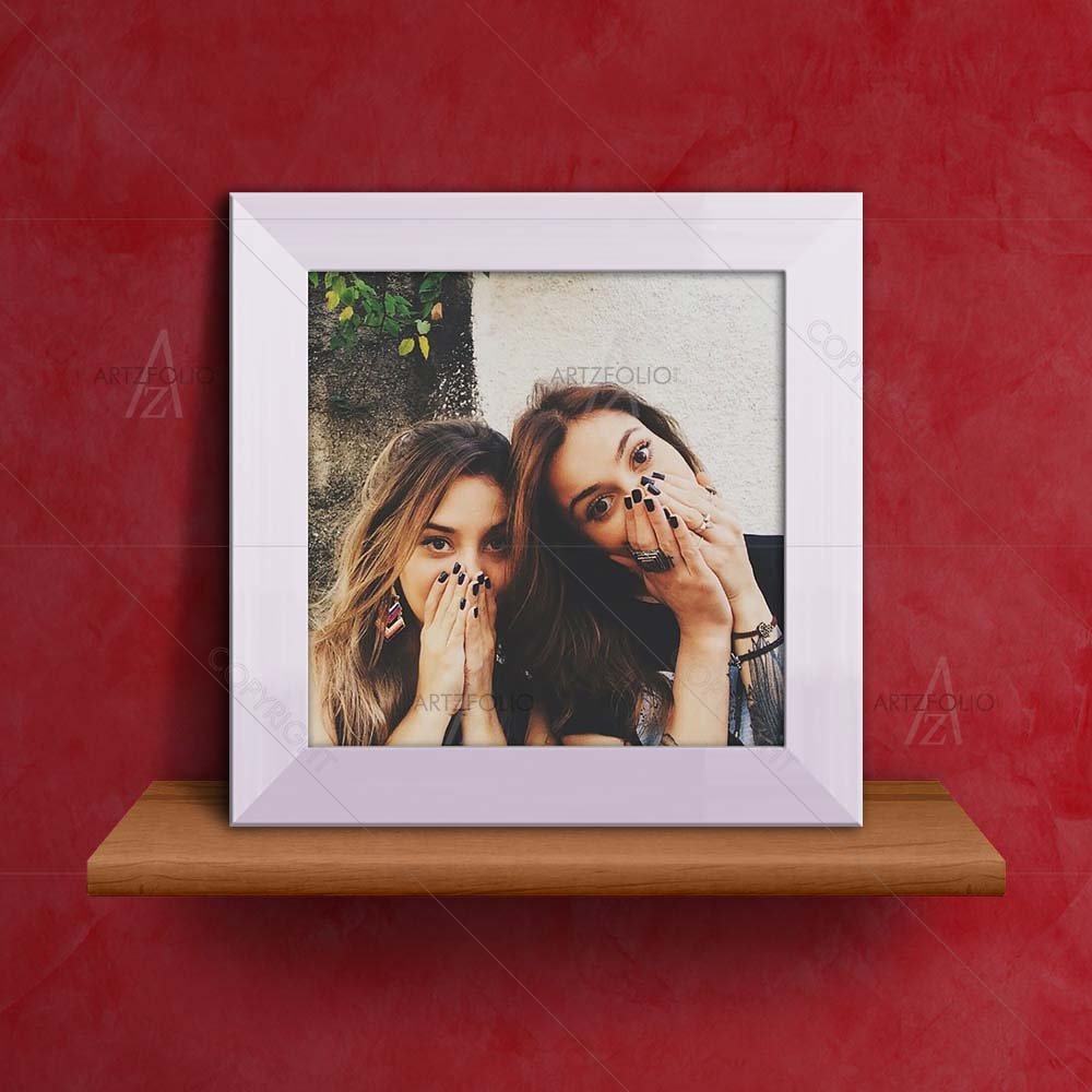 ArtzFolio Wall & Table Photo Frame D3 | Wall Photo Frame Collage for Living Room | Picture Frames Home & Wall Decoration | White | Single Unit | With Back Stand | 6x6inch (B07B78CKST) Amazon Price History, Amazon Price Tracker