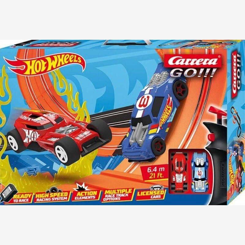 Carrera Hot Wheels 6,2 (20062553) circuit électrique double looping 1:43 - 4