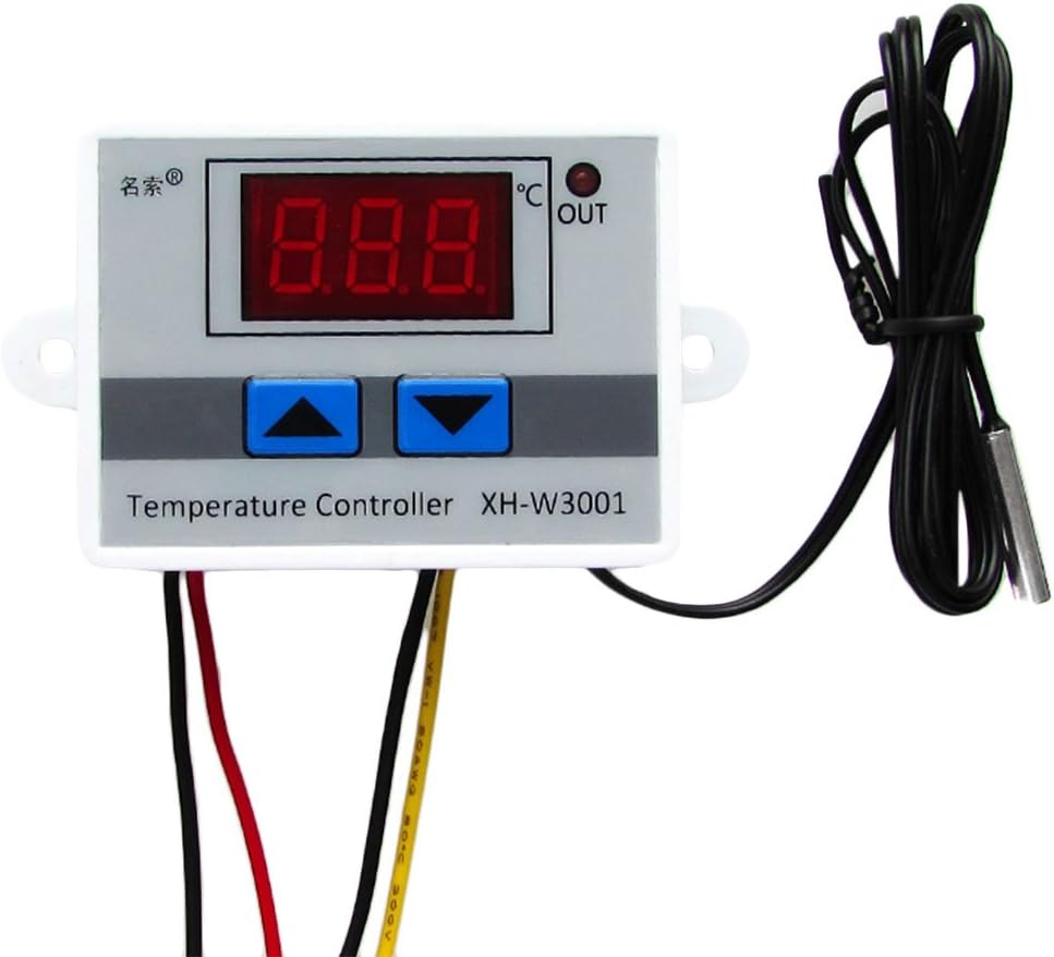 xuesiLY 220V LED Digital Temperature Controller 10A Thermostat Control Switch