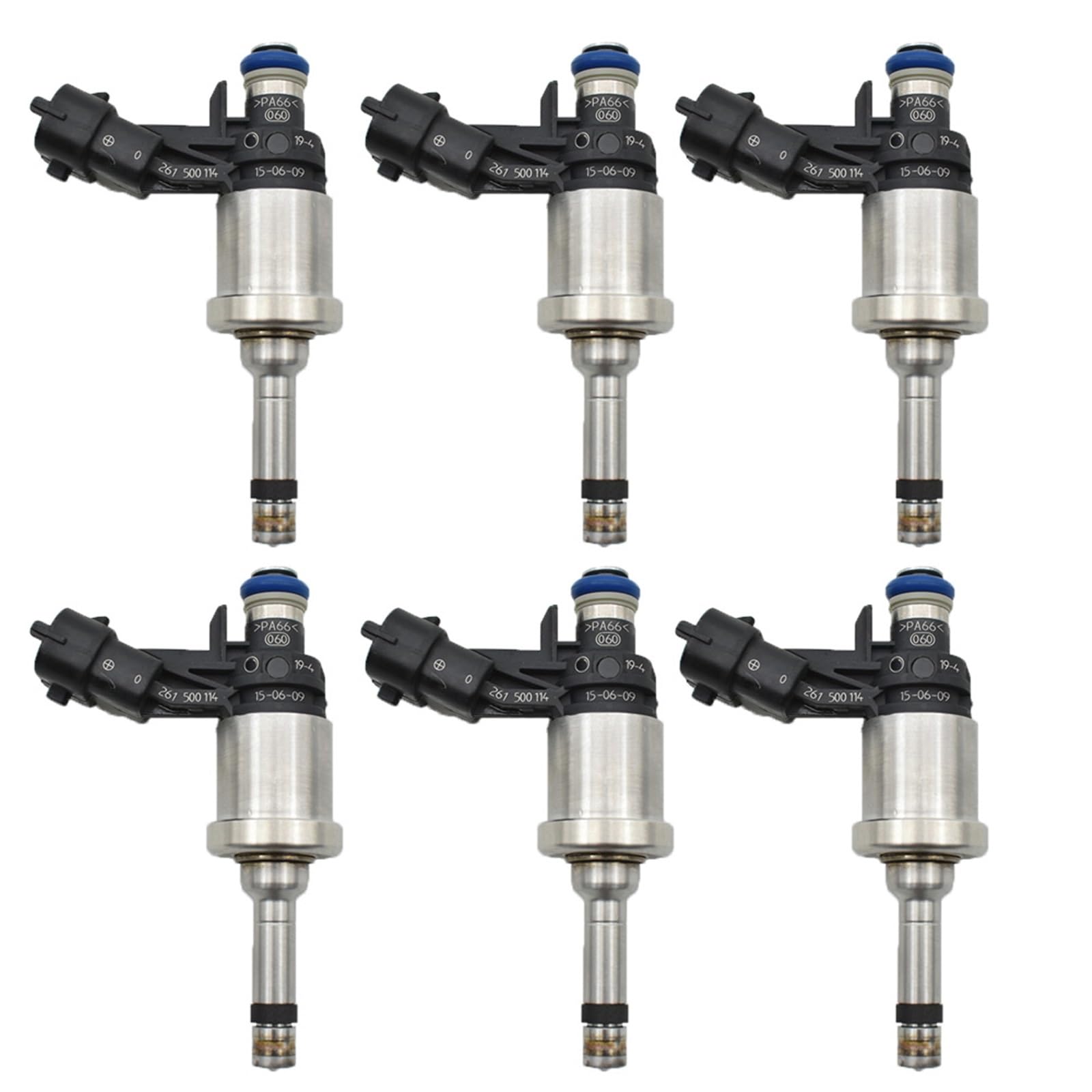 Iniettore Iniettore di carburante 6 pcs 12611545 Iniettore di Carburante Per Chevrolet Per Camaro Per Traverse 12638530 12632255 0261500056