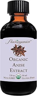 Flavorganics Organic Anise Extract, 2 Ounce Bottle