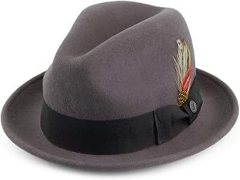 Jaxon & James Crushable Blues Trilby Hat - Black