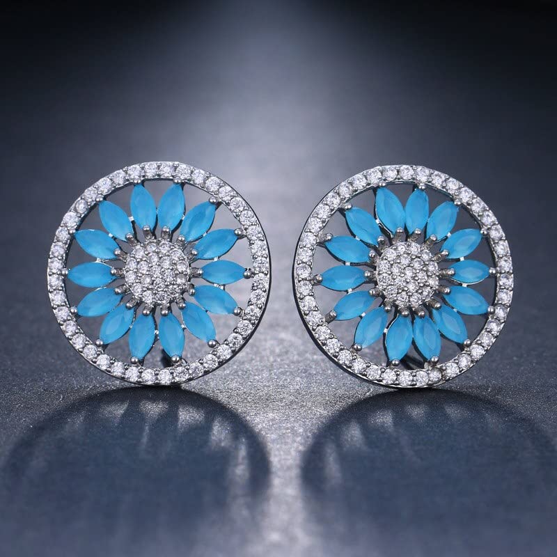 Boucles d'oreilles zircon et argent 925 pour le quotidien