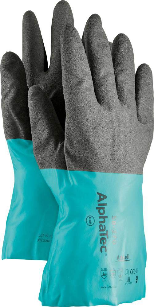Ansell Handsch.AlphaTec 58-270 Gr. 11 schwarz/grau