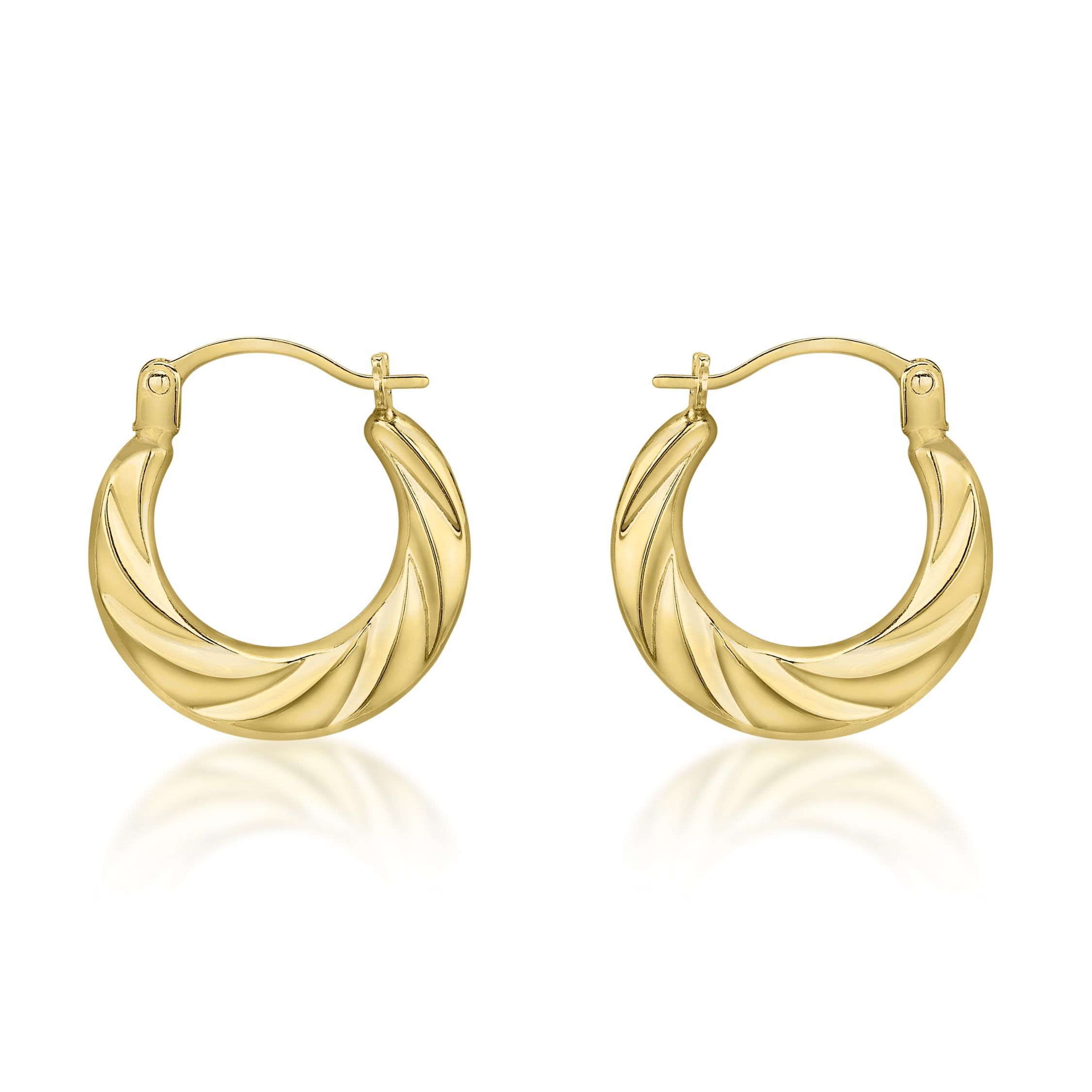 Carissima Pendientes de aro – Oro amarillo de 18 quilates – 7.53.3799, Oro amarillo de mujer