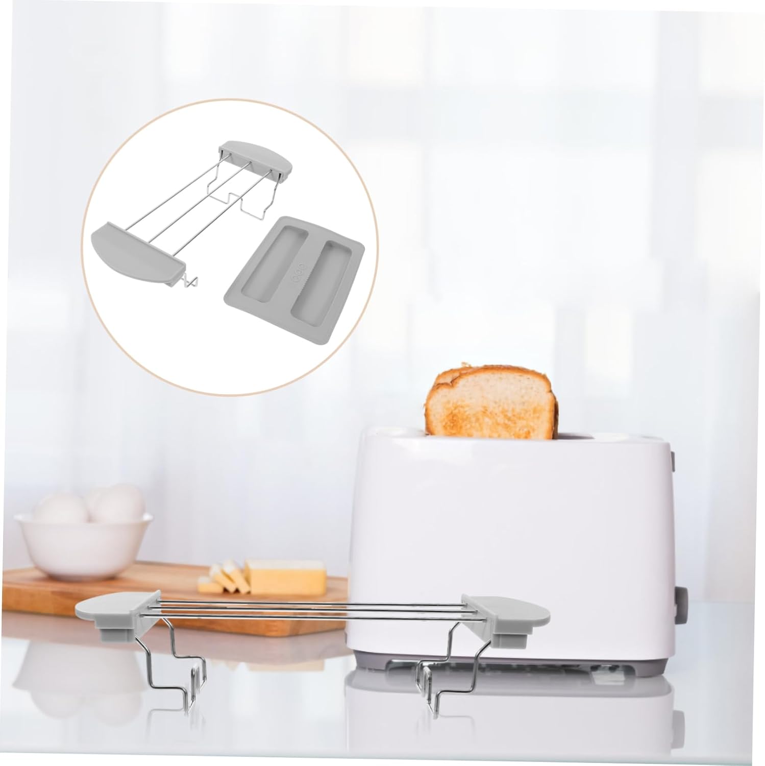 Toast Rack Sandwich Holder for Toaster Bread Cleaning