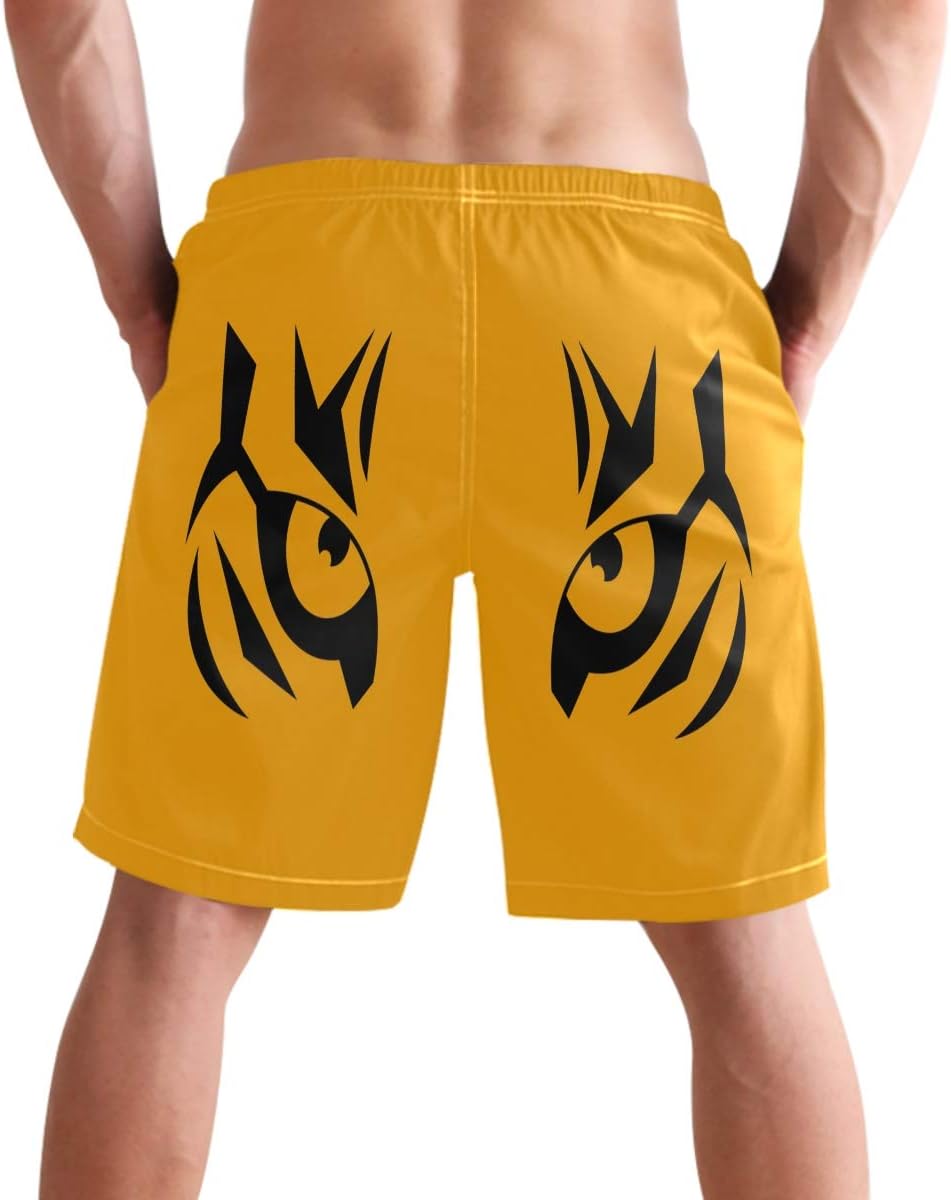 visesunny モダン スイムトランクス メンズ 速乾 ボードショーツ 水着 ポケット付き メンズ ユース US サイズ: X-