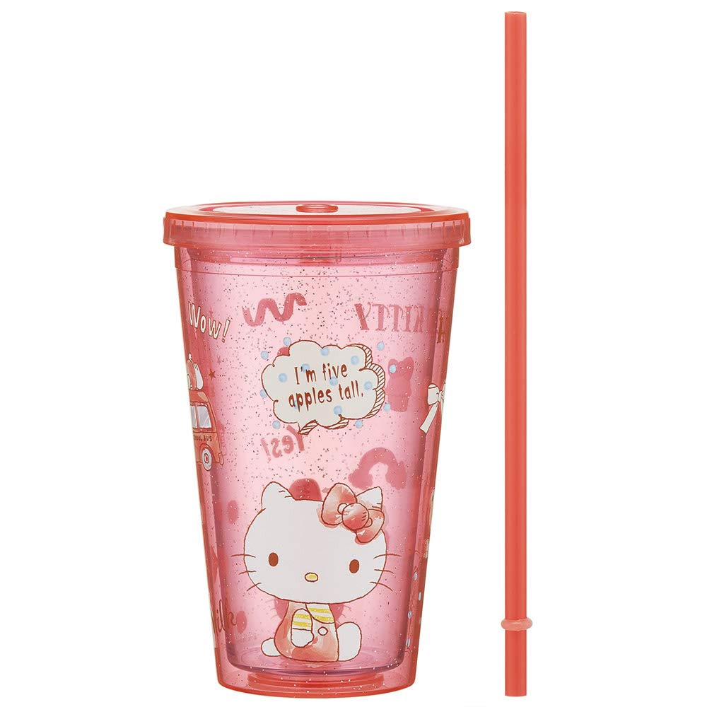 USJ 限定　２つ　キティーちゃん　ストロー付きタンブラー　ハローキティー USJ 限定 2個セット キティーちゃん ストロー付きタンブラー