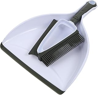FRCOLOR 1 Set Pet Cleaning Broom Hair Removal Brush Pet Broom with Dustpan Multi-Functional Pet Hair Remover Pet