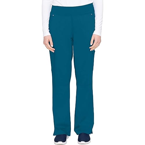 healing hands Womens Scrubs Pants 5 Pocket Purple Label 9133 Cargo Tori Women Yoga Pant Lightweight Soft Fabric