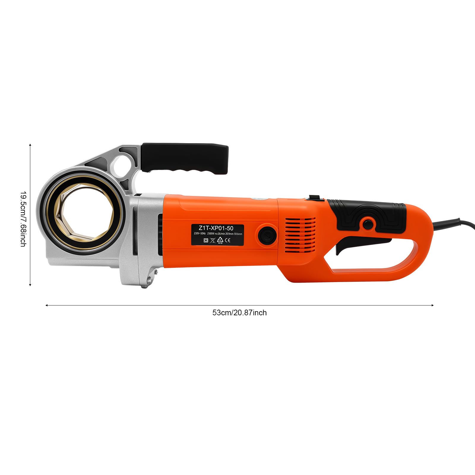 2300W Rohrgewindeschneider Set Elektrisch Rohrgewindeschneidmaschine Mit 1/2, 3/4, 1, 1-1/4, 1-1/2, 2 Zoll Sterben Tragbar Gewindeschneidmaschine Für Heimwerker