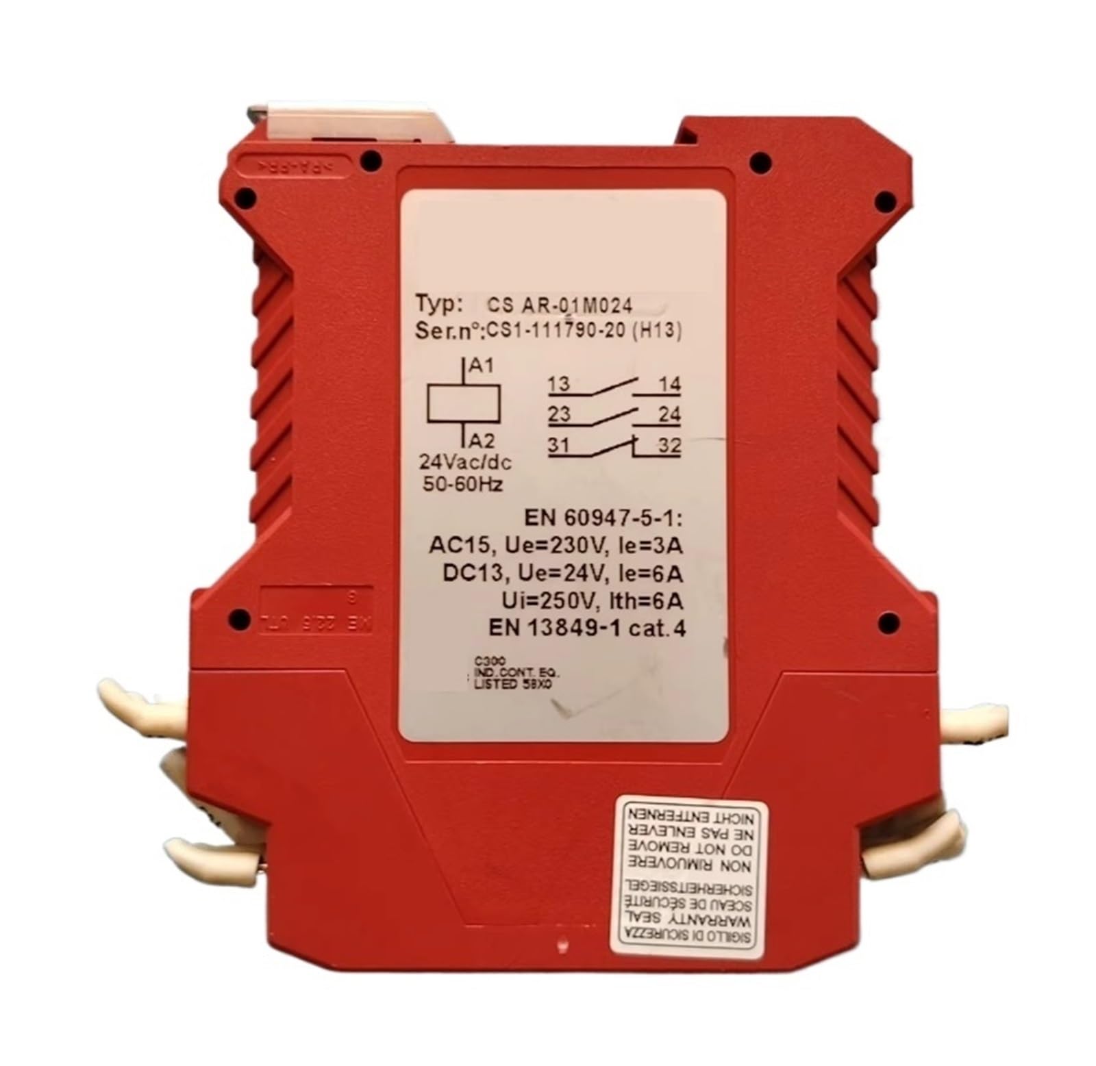 Relè di Sicurezza CS AR 20V024 Originale mai Usato Adatto for Applicazioni industriali e Commerciali