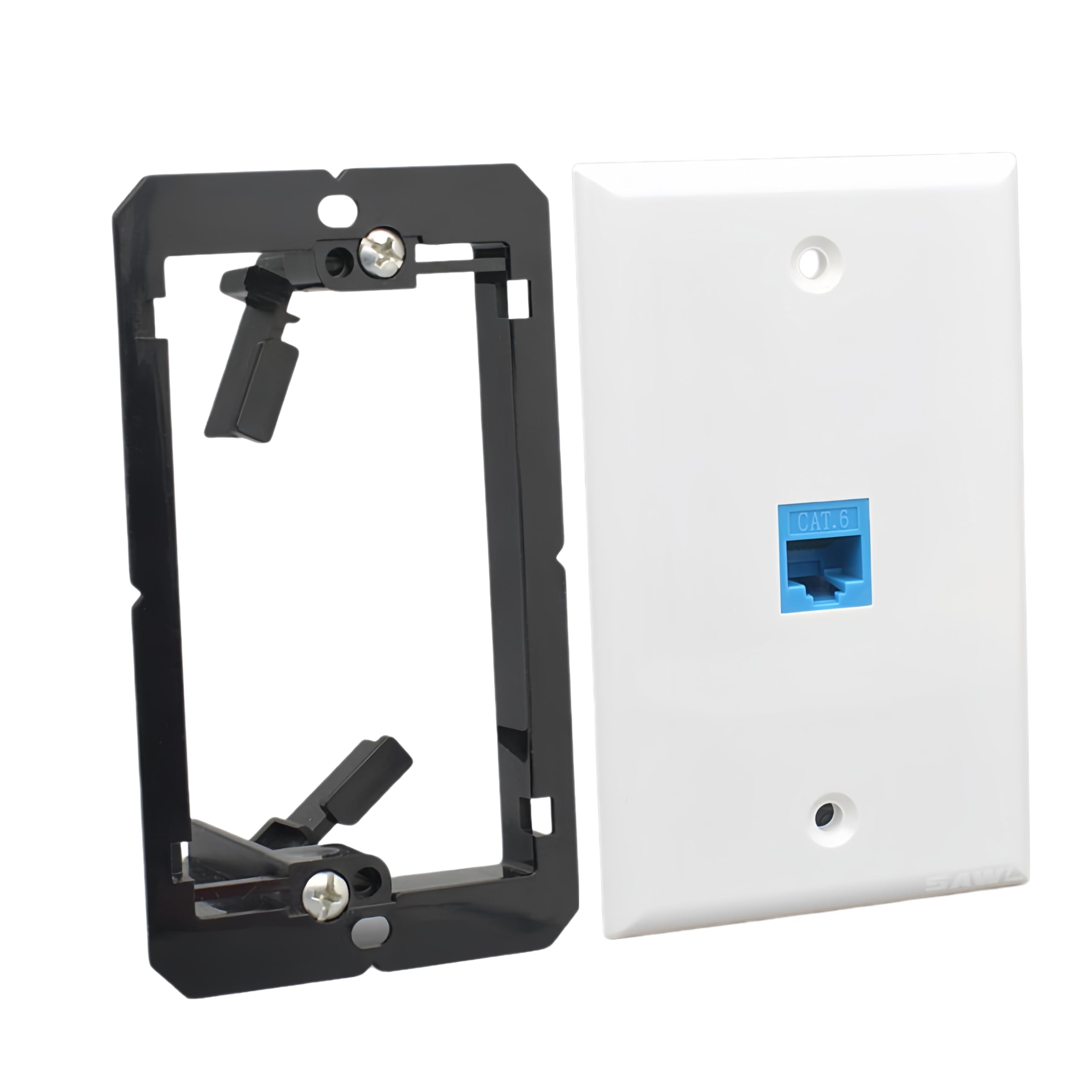 Acoplador en línea Keystone CAT6 para placa de pared RJ45