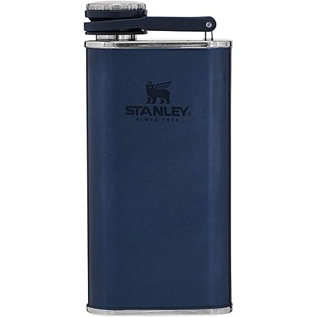 Stanley Classic Flask 8oz with Never-Lose Cap, Wide Mouth Stainless Steel Hip Flask for Easy Filling & Pouring, Insulated BPA-Free Leak-Proof Flask