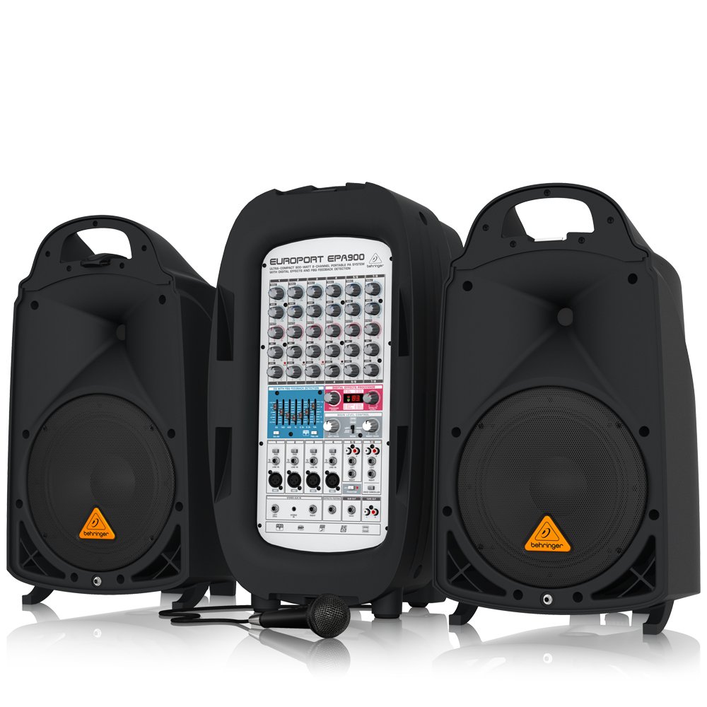 ポータブルPAスピーカー Behringer EPA900 Behringer EUROPORT EPA900 Ultra-Compact 900-Watt 8-Channel