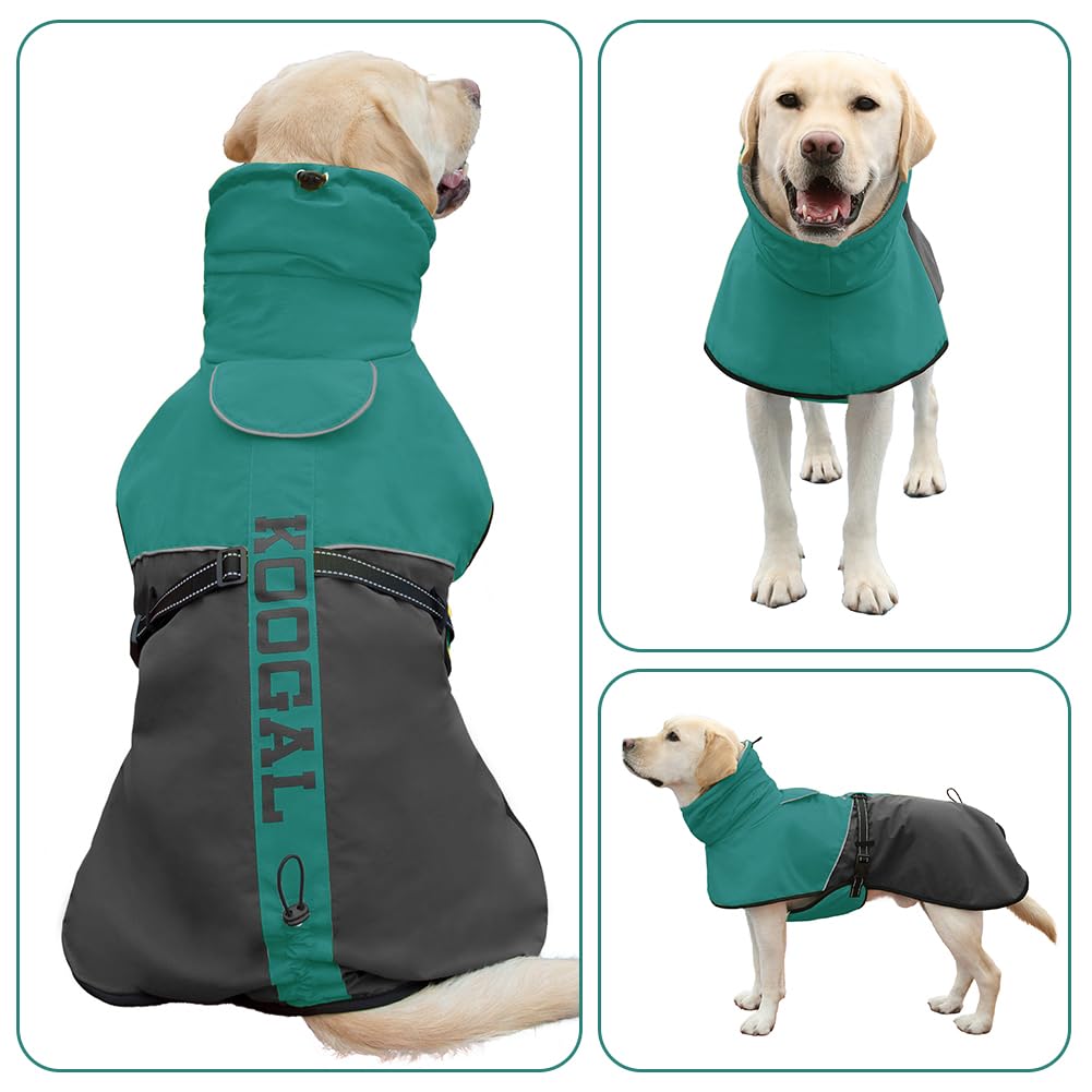 Abrigo para perro, chaqueta impermeable para perro, abrigo de invierno para perro, abrigos para clima frío, cálido, resistente al viento, chaqueta de nieve para perro, abrigos reflectantes ajustables