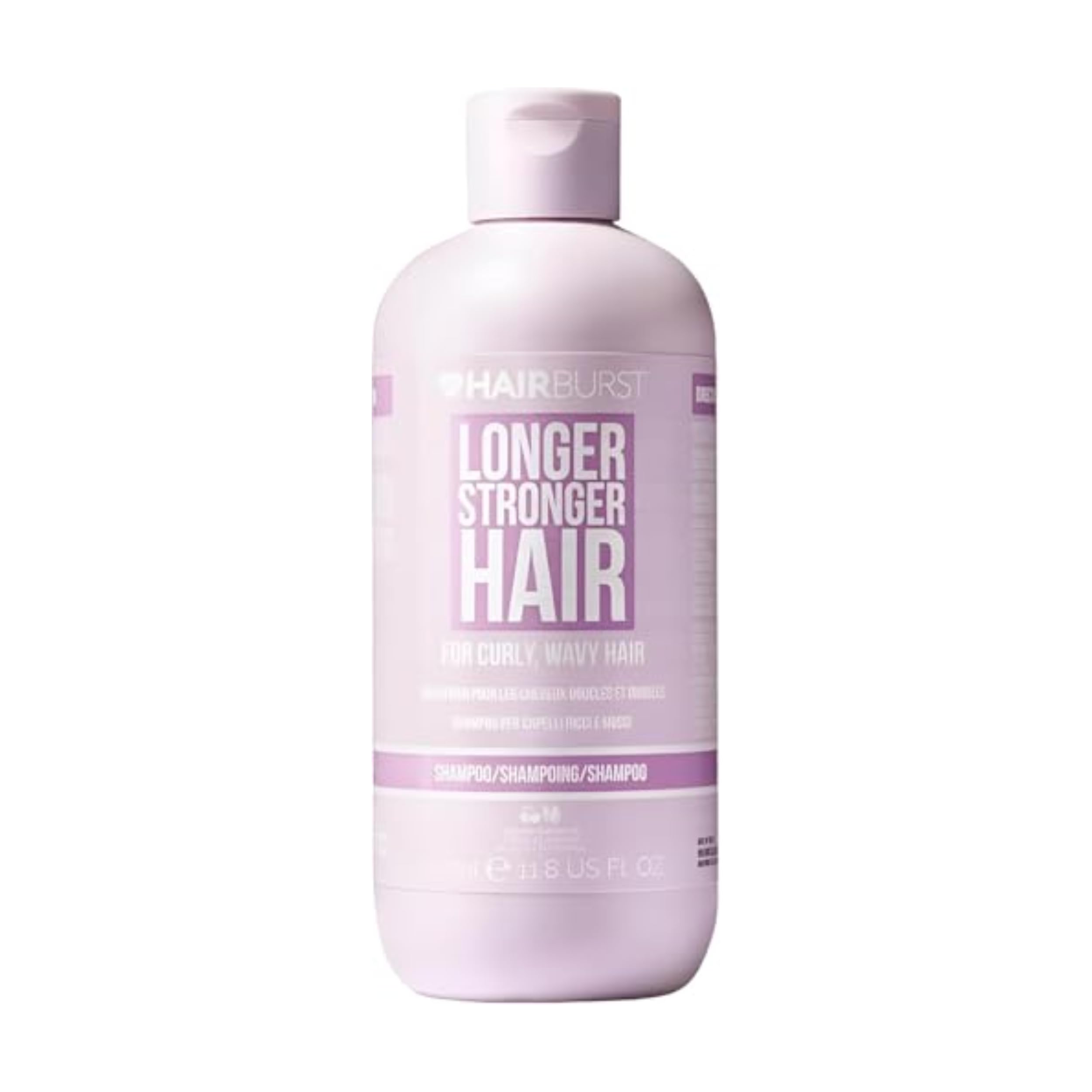 HAIR BURST Wavy & Curly Hair Shampoo - Sulfate, SLS, Paraben Free, CGM Approved - Nourishing Amino Acids, Almond Extract & Cherry Oil - Curl Enhancing, Frizz Control & Moisturising