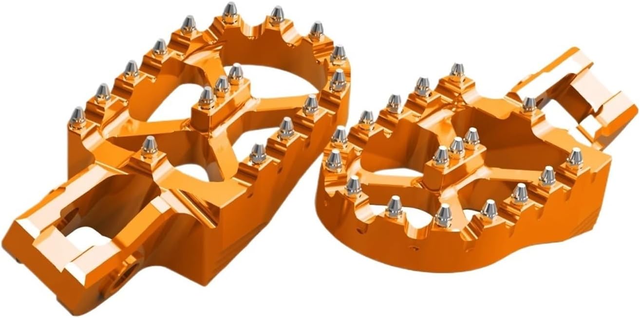 Motorcycle pedal Fit For K-tm EXC 300 EXC 450 EXCF 350 XCW 2017-2023 SX 125 SXF 250 SXF 450 XC XCF 2017-2022 57mm Floor Boards Footrest EC 300(Red)