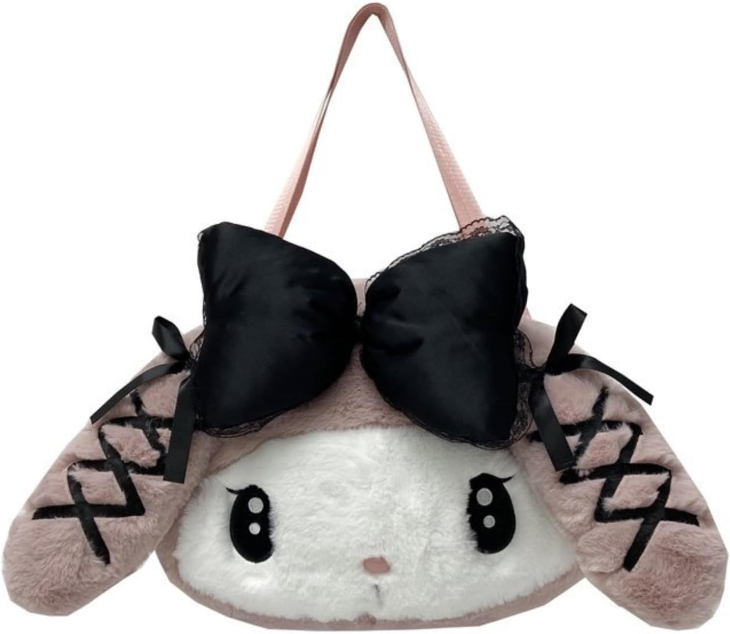 Kawaii Plush Tote Bag for Women – Large Cute Gothic Shoulder Bag Cutecore Fuzzy Aesthetic Sling Purse Y2K Purse Bags