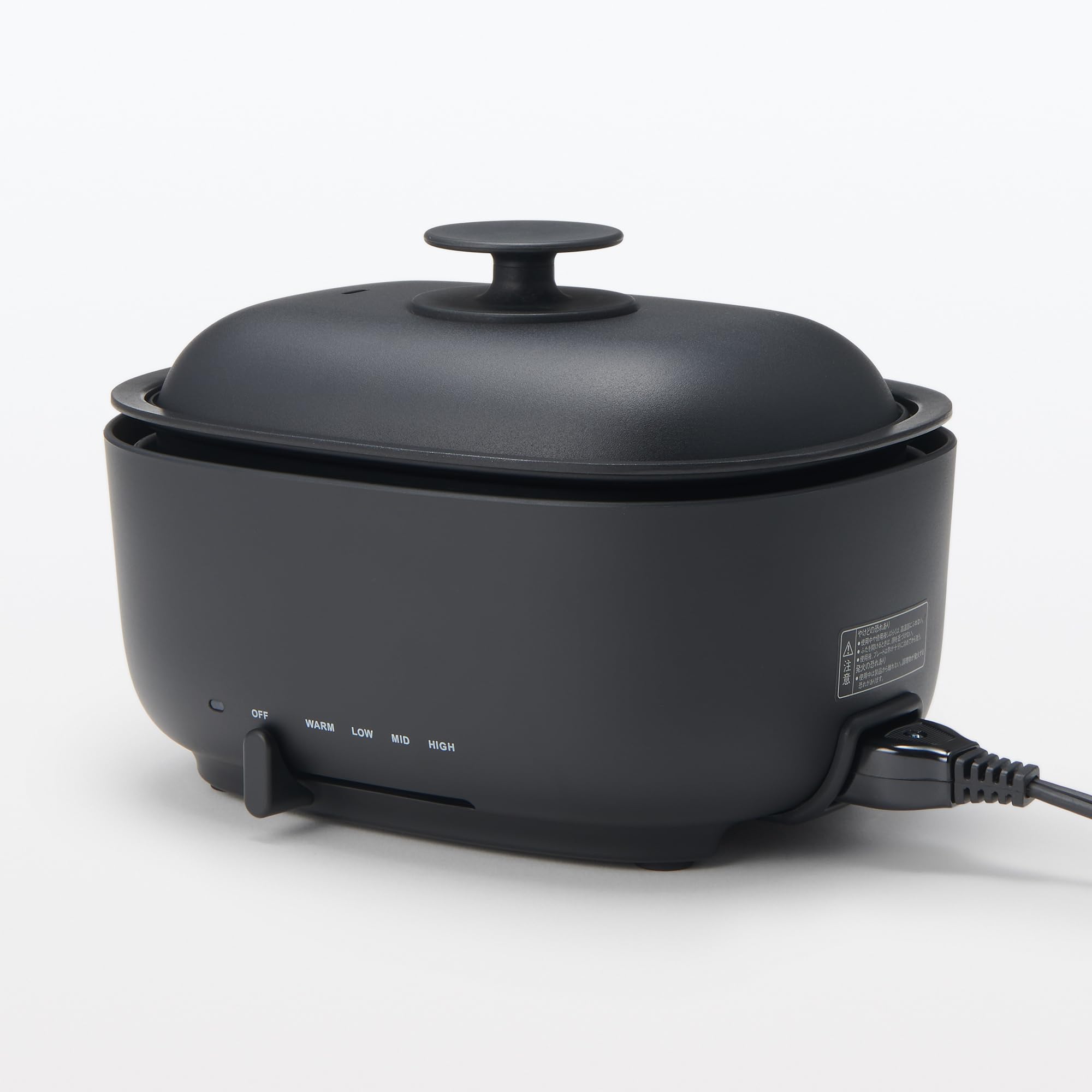 Amazon | 無印良品 深型ホットプレート 黒 MJ-HPFK2 LA1PJA3A | 無印 