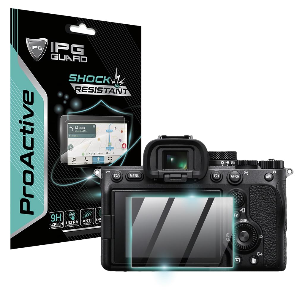 Protector de pantalla para Sony Alpha 7 IV IPG ProActive de vidrio suave con dureza 9H 6