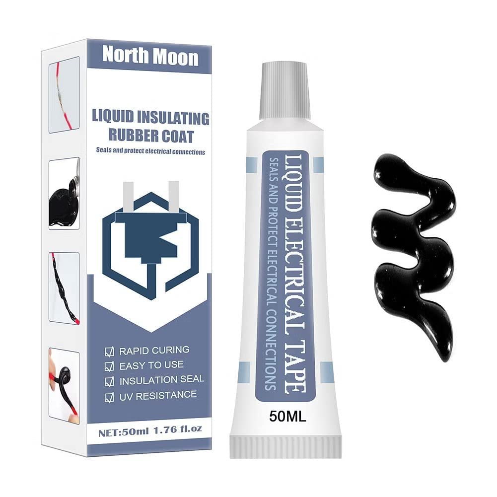 Bitnex Liquid Insulating Rubber Coat, Waterproof Insulating Glue, Liquid Insulation Electrical Tape Tube Paste, Liquid Insulating Rubber Coat, For Power Cords, Bilge Pumps, Outdoor Bare Wires (5OML) (B0CPPVTVLS) Amazon Price History, Amazon Price Tracker