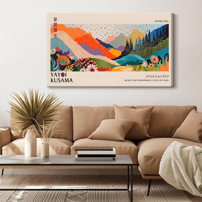 Impression D'art Yayoi Kusama, Art Japonais, Art Mural Pour