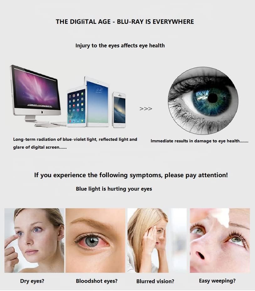 4 Pack oversized Reading Glasses Blue Light Blocking for Women Men Computer Readers Fashion Eyeglasses - Image 6