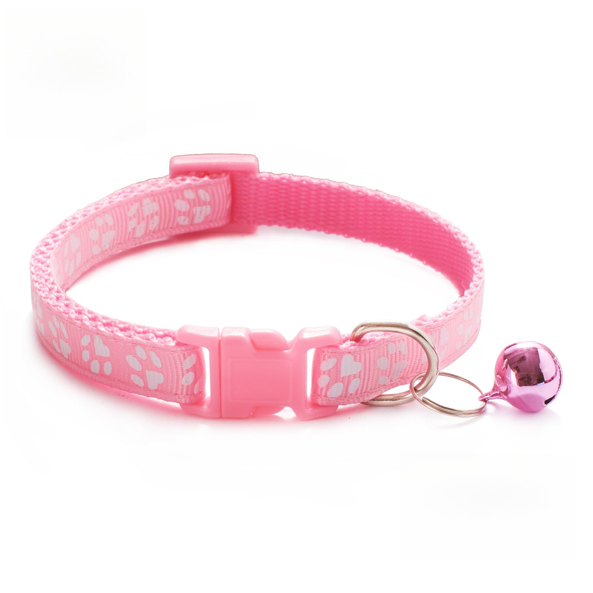 19 collari identificativi per cuccioli con campanello, regolabili da 19 a 32 cm, in morbido nylon, regolabili, per animali domestici appena nati