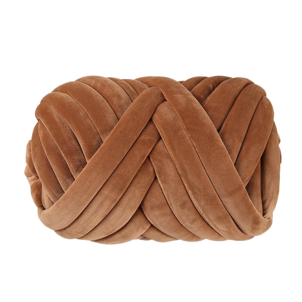 Gruba włóczka wełniana, 1000 g, Chunky XXL Yarn do dziergania na ręce, przędza do dziergania na ręce, nieporęczna przędza dla początkujących, do szydełkowania, koców, poduszek, kosza dla zwierząt