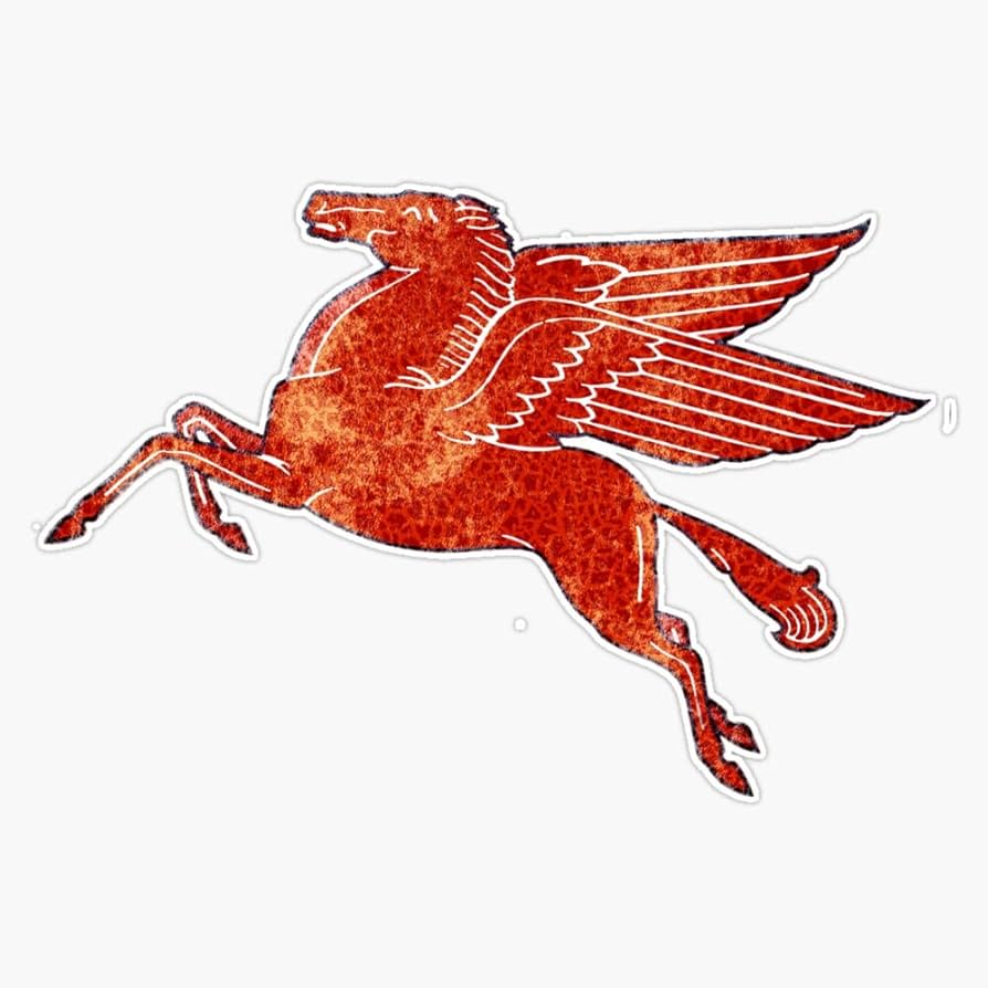 Mobil　ペガサス　旗 Large Mobil Oil Pegasus Flag (38 x 50) | eBay