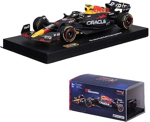 Miniatura 1 de Bburago 143 2023 F1 Red Bull RB19 11 # Sergio Pérez Ferrari Mercedes Formula Racing Aleación Coche Diecast Modelo (RB19 11 # WCasco Driver)