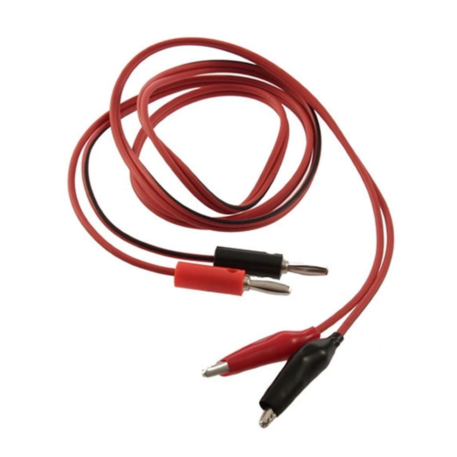 1 m Banana to Crocodile Clip Test Lead Double-End for Multimetr